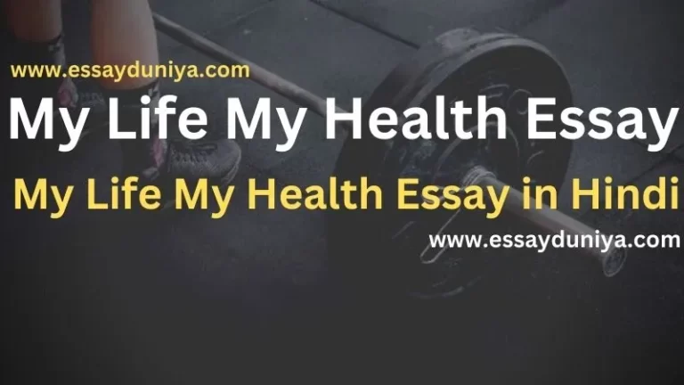 My Life My Health Essay 1500 Words