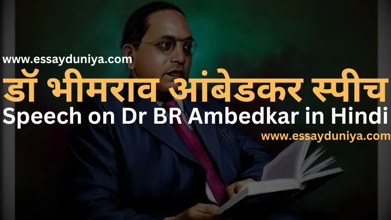 Speech on Dr BR Ambedkar in Hindi